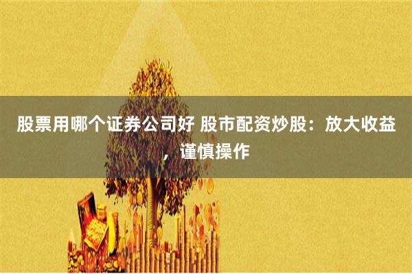 股票用哪个证券公司好 股市配资炒股：放大收益，谨慎操作